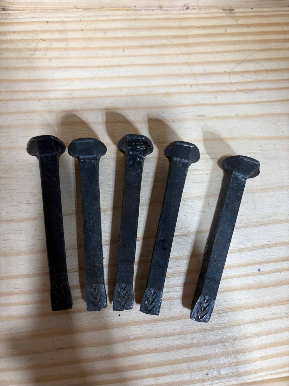 Black Steel Railway Spike Set